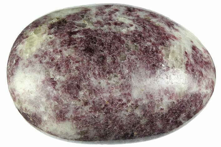Sparkly, Purple Lepidolite Palm Stone - Madagascar #181557